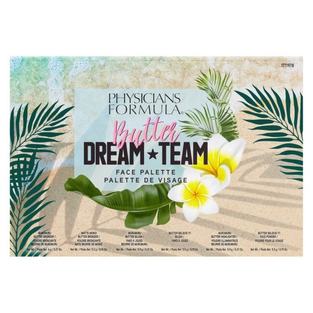 Physicians Formula Butter Dream Team Palette with Green and Yellow Accents